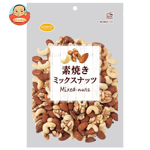 共立食品 素焼きミックスナッツ ボリュームパック 320g×6袋入×(2ケース)｜ 送料無料 お菓子 おつまみ ナッツ 素焼き ロースト アーモンド クルミ カシューナッツ