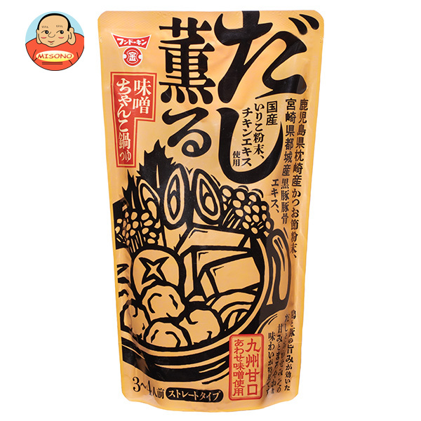 フンドーキン だし薫る 味噌ちゃんこ鍋つゆ 750g×12袋入×(2ケース)｜ 送料無料 調味料 鍋の素 ストレート なべつゆ 鍋スープ