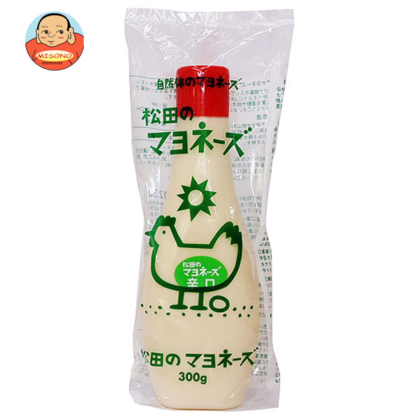 ななくさの郷 松田のマヨネーズ 辛口 300g×10本入×(2ケース)｜ 送料無料 調味料 食品 マヨネーズ 添加物不使用 無添加 グルテンフリー 自然