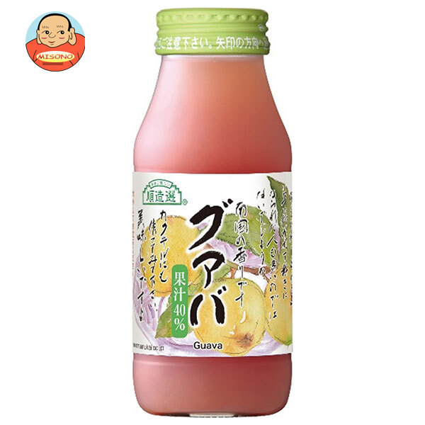 マルカイ 順造選 グァバ 180ml瓶×20本入×(2ケース)｜ 送料無料 グァバジュース フルーツ 果実