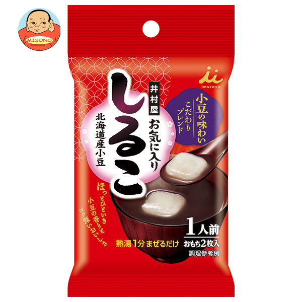 井村屋 お気に入りしるこ 1人前 34g×72(6×2)袋入×(2ケース)｜ 送料無料 おしるこ HOT ホット あずき 小豆 インスタント
