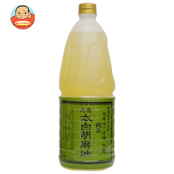 九鬼産業 九鬼 太白純正胡麻油 1650gペットボトル×6本入×(2ケース)｜ 送料無料 ごま油 九鬼 ゴマ油 食用油