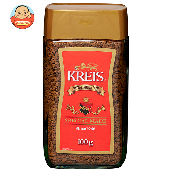 KREIS クライス ロイヤルマウンテン 100g瓶×6個入｜ 送料無料 嗜好品 インスタント 珈琲 粉 HOT ICE 瓶