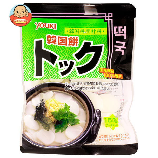 ユウキ食品 トック 150g袋×20袋入×(2ケース)｜ 送料無料 トック 餅 韓国料理 スープ