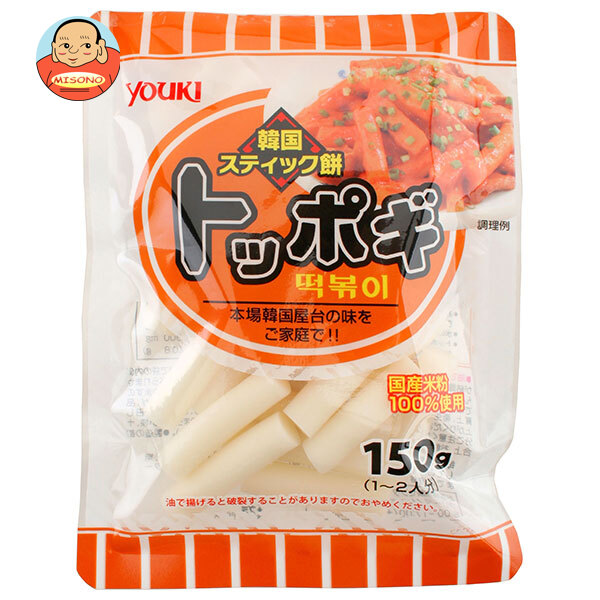 ユウキ食品 トッポギ 150g袋×10袋入×(2ケース)｜ 送料無料 トック 餅 韓国料理 スープ