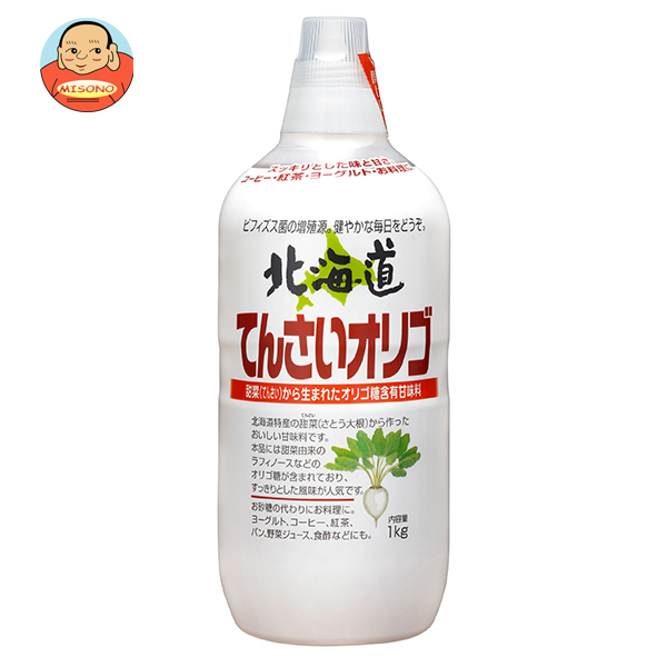 加藤美蜂園 北海道てんさいオリゴ 1kg×8本入×(2ケース)｜ 送料無料 嗜好品 シロップ 甘味料 ラフィノース オリゴ糖分
