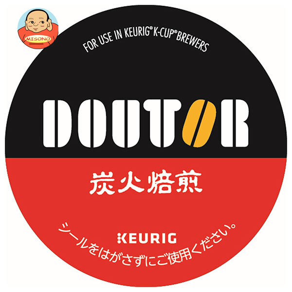 ユニカフェ キューリグ専用カートリッジ K-Cupパック ドトール 炭火焙煎 12P×8箱入｜ 送料無料 コーヒー 珈琲 コーヒーカプセル カートリッジ Kカップ KEURIG