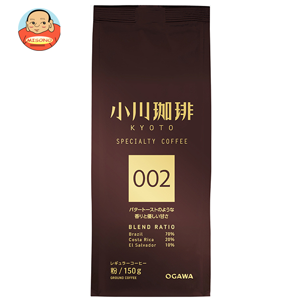 小川珈琲 スペシャルティコーヒーブレンド 002 粉 150g×24袋入｜ 送料無料 嗜好品 珈琲 コーヒー レギュラー 粉