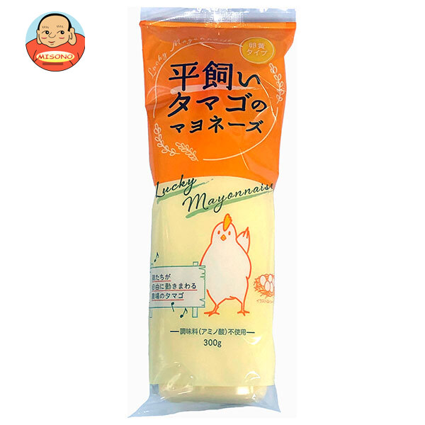 丸和油脂 平飼いタマゴのマヨネーズ 300g×24本入×(2ケース)｜ 送料無料 学校給食 調味料 食品 マヨネーズ 卵黄 アミノ酸不使用