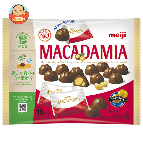 明治 マカダミアチョコレート ビッグパック 115g×18袋入｜ 送料無料 お菓子 おやつ チョコ マカダミア