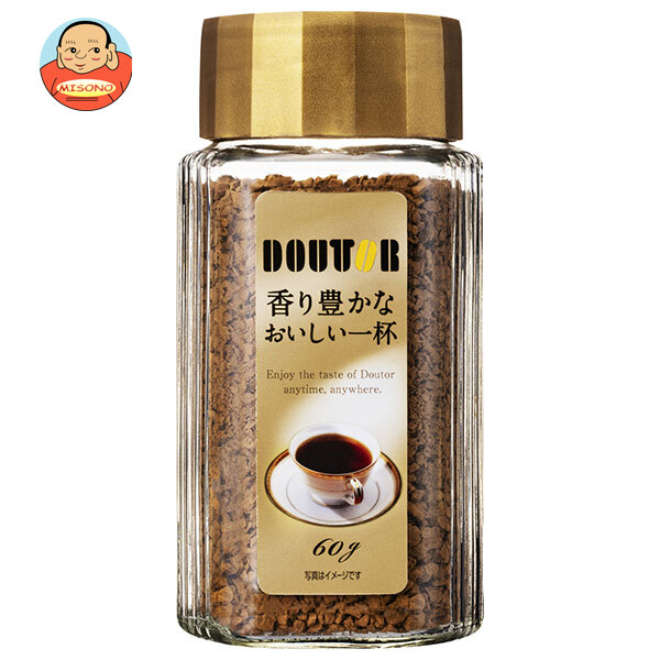 ドトールコーヒー 香り豊かなおいしい一杯 60g瓶×12本入×(2ケース)｜ 送料無料 嗜好品 インスタントコーヒー 珈琲 瓶
