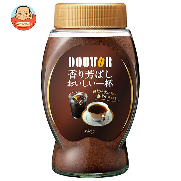 ドトールコーヒー 香り芳ばし おいしい一杯 180g瓶×12本入×(2ケース)｜ 送料無料 嗜好品 インスタントコーヒー 珈琲 瓶