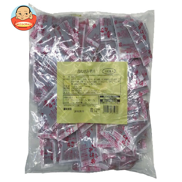 マルコメ 業務用生みそ汁 合わせ 100食×6袋入×(2ケース)｜ 送料無料 一般食品 即席 インスタント 味噌汁 あわせ まるこめ