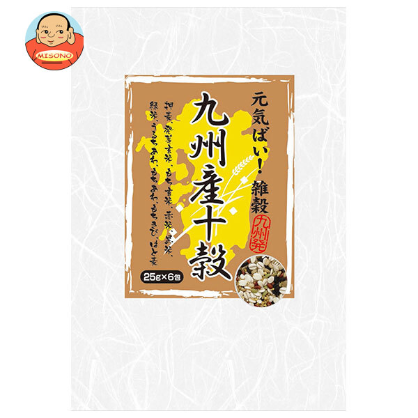 種商 九州産十穀米 (25g×6)×12袋入×(2ケース)｜ 送料無料 十雑穀 雑穀 袋 雑穀米 九州産 2〜3合 炊飯用 混ぜて炊くだけ