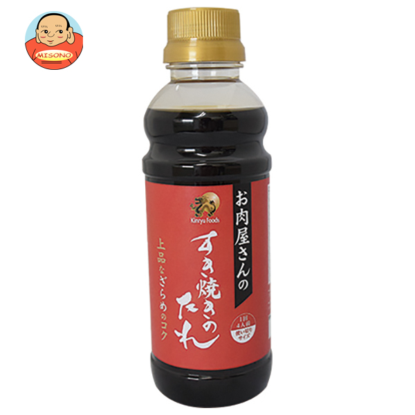 キンリューフーズ お肉屋さんのすき焼きのたれ 350gペットボトル×12本入×(2ケース)｜ 送料無料 すきやきのたれ タレ 調味料 割りした