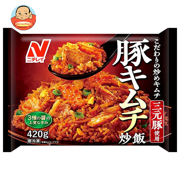ニチレイ 豚キムチ炒飯 420g×12袋入 冷凍商品｜ 送料無料