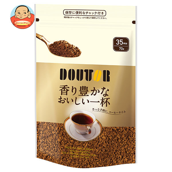 ドトールコーヒー 香り豊かなおいしい一杯 70g袋×24袋入｜ 送料無料 嗜好品 インスタントコーヒー 珈琲
