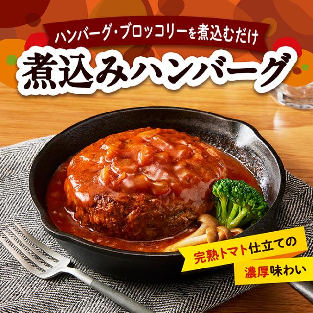 カゴメ 煮込みハンバーグ用ソース 250g×30個入×(2ケース)｜ 送料無料 ハンバーグ用 ソース デミ風 トマトソース_1