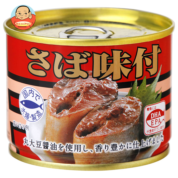 極洋 さば味付 190g×24個入×(2ケース)｜ 送料無料 缶詰 サバ 鯖 おかず 保存食 しょうゆ味