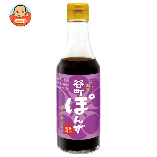 中村商店 谷町ぽんず 250ml瓶×12本入×(2ケース)｜ 送料無料 調味料 ポン酢 柚子ポン酢