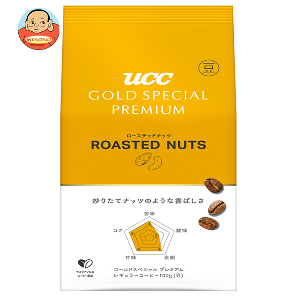 UCC GOLD SPECIAL PREMIUM 炒り豆 ローステッドナッツ 140g×12箱入｜ 送料無料 ucc 嗜好品 コーヒー 炒り豆 珈琲 6,130円