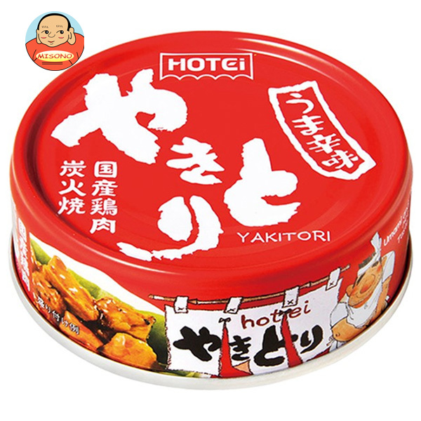 ホテイフーズ やきとり うま辛味 75g×24個入×(2ケース)｜ 送料無料 缶詰 缶 やきとり おかず 保存食 惣菜