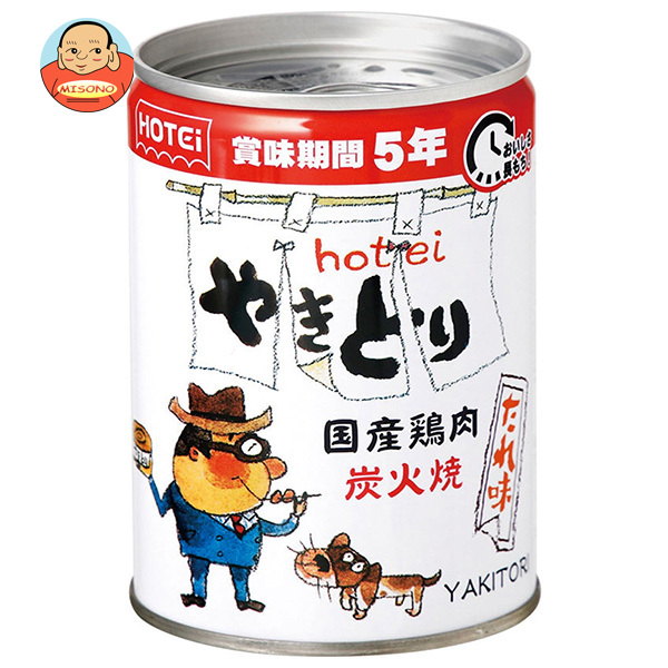 ホテイフーズ やきとり たれ味 260g×24個入｜ 送料無料 缶詰 缶 やきとり おかず 保存食 惣菜 防災備蓄
