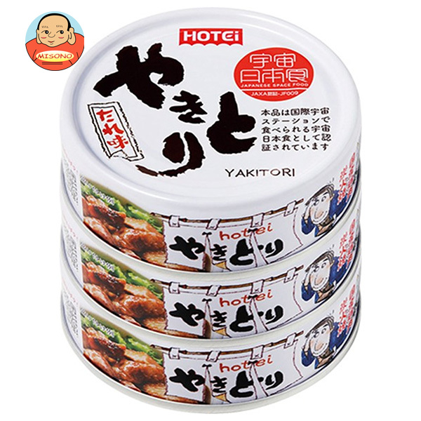 ホテイフーズ やきとり たれ味 (75g×3缶)×12個入×(2ケース)｜ 送料無料 缶詰 缶 やきとり おかず 保存食 惣菜