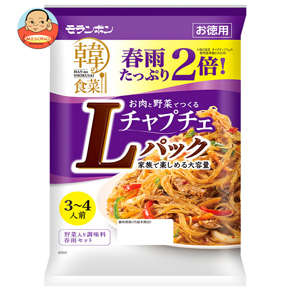 モランボン 韓の食菜 チャプチェ Lパック 270g×10袋入×(2ケース)｜ 送料無料 そうざい 惣菜 調味料 野菜入り 春雨 韓国料理