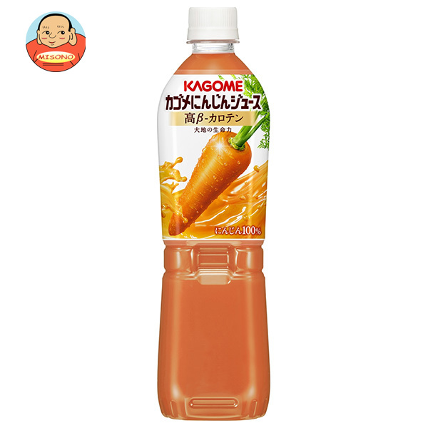 カゴメ にんじんジュース 高βカロテン 720mlペットボトル×15本入×(2ケース)｜ 送料無料 ベータカロテン 野菜 キャロット 人参