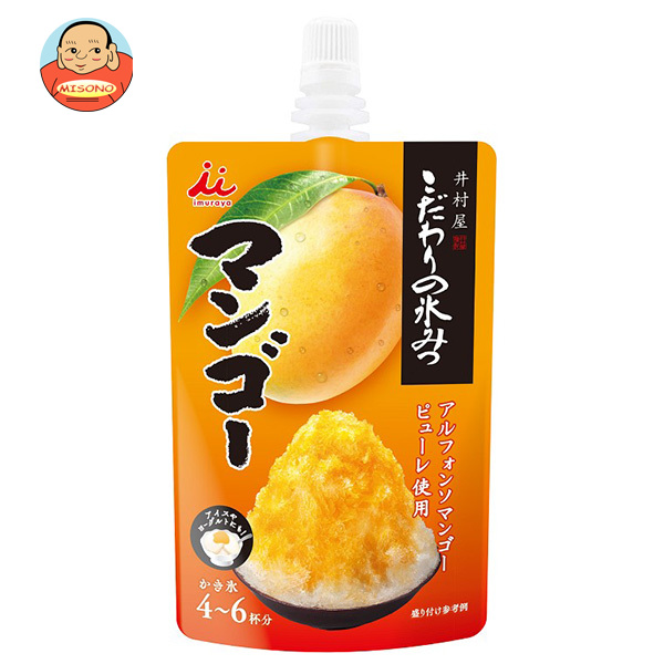 井村屋 こだわりの氷みつ マンゴー 150g×24本入×(2ケース)｜ 送料無料 シロップ 氷蜜 かき氷 カキ氷