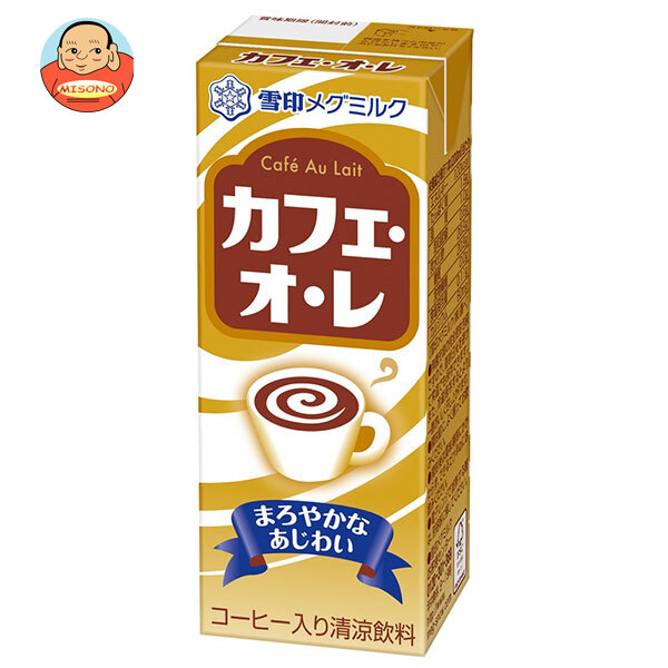 雪印メグミルク カフェ・オ・レ 200ml紙パック×18本入×(2ケース