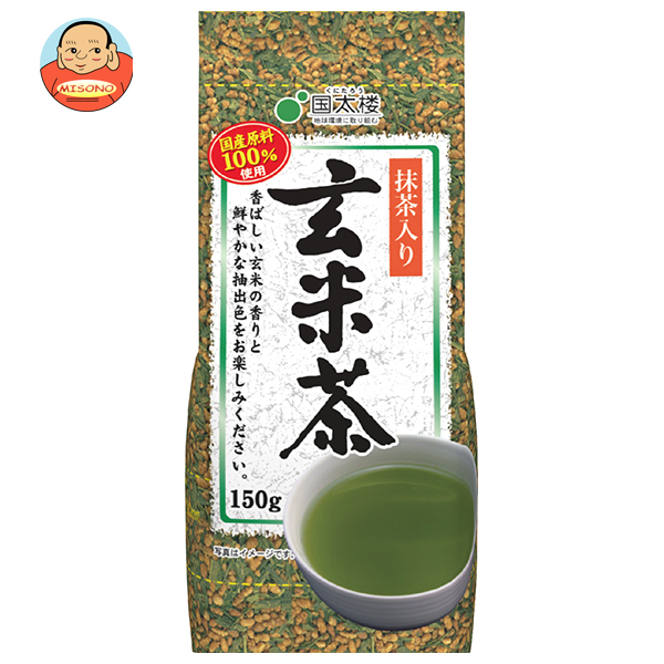 国太楼 抹茶入りこうばしい玄米茶 150g×12袋入×(2ケース)｜ 送料無料 茶 お茶 玄米茶 抹茶入