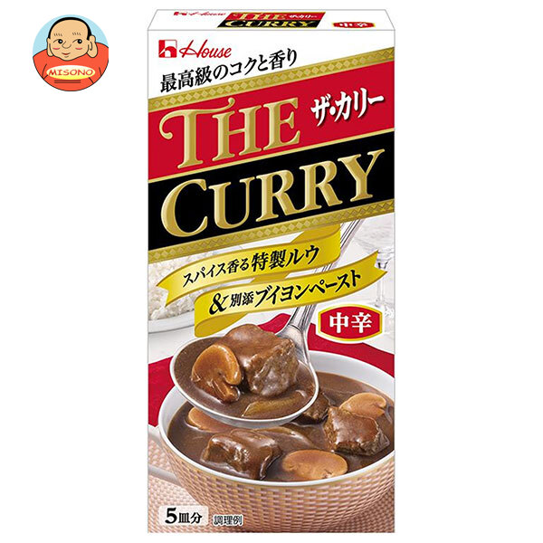 ハウス食品 THE CURRY ザ・カリー 中辛 140g×10個入×(2ケース)｜ 送料無料 調味料、カレー ルウ