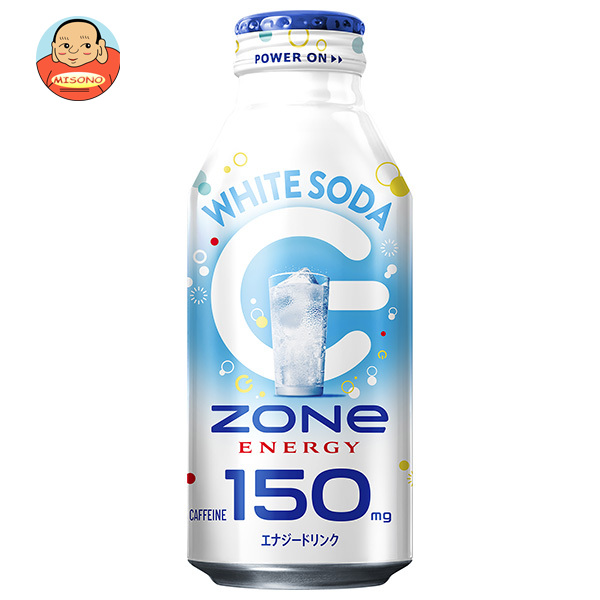 サントリー HYPER ZONe ENERGY(ハイパーゾーンエナジー) WHITE SODA 400ml壜缶×24本入×(2入れもの)｜ 貨物輸送無料 活動力ドリンク 炭酸 洗濯ソーダ