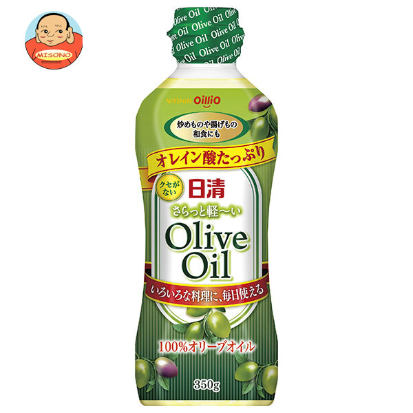 日清オイリオ 日清さらっと軽〜いオリーブオイル 350gペットボトル×10本入×(2ケース)｜ 送料無料 オリーブオイル 調味料 食用油