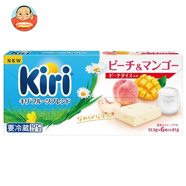 伊藤ハム キリ フルーツブレンド ピーチ&amp;マンゴー 81g×12個入×(2ケース) メーカー 問屋直送｜ 送料無料 チーズ キリ フルーツ