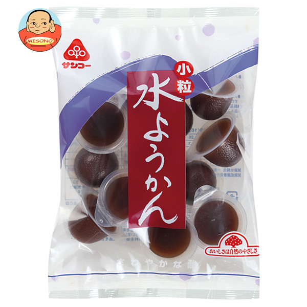 サンコー 小粒 水ようかん 12個×12袋入×(2ケース)｜ 送料無料 お菓子 おやつ 羊羹 ようかん 生菓子