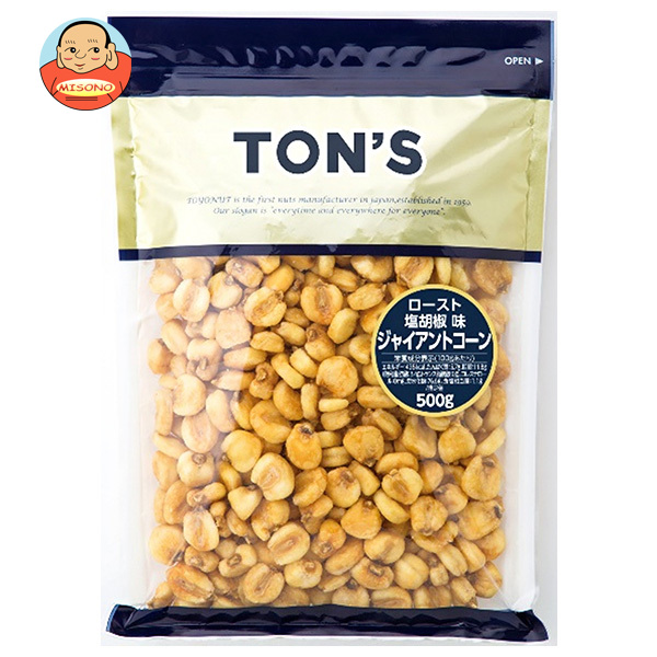 東洋ナッツ トン ジャイアントコーン 500g×10袋入×(2ケース)｜ 送料無料 ナッツ お菓子 おつまみ コーン