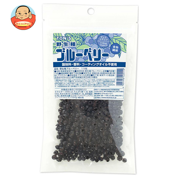 東洋ナッツ 野生種 ブルーベリー 110g×10袋入｜ 送料無料 ドライ 食物繊維 野生種