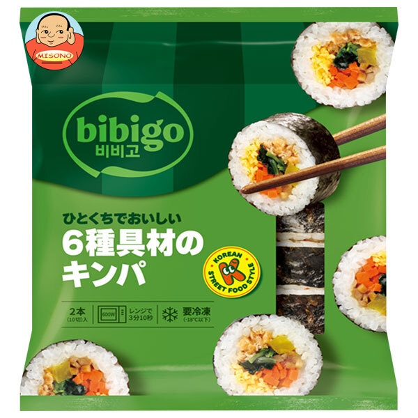 CJジャパン bibigo ひとくちでおいしい 6種具材 キンパ 250g×18袋入 冷凍商品｜ 送料無料