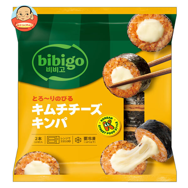 CJジャパン bibigo とろ〜りのびる キムチチーズ キンパ 250g×18袋入 冷凍商品｜ 送料無料