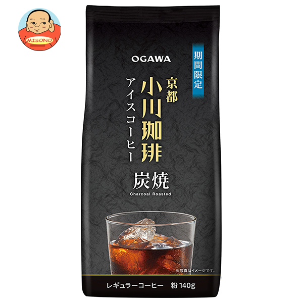 小川珈琲 京都 小川珈琲 炭焼珈琲 アイスコーヒー 粉 140g×24袋入×(2ケース)｜ 送料無料 嗜好品 コーヒー類 アイスコーヒー 炭焼 珈琲 25,968円