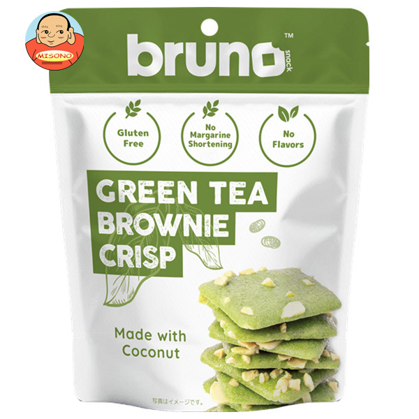 ブルーノスナック クリスピー グリーンティー ブラウニー 60g×12個入×(2ケース)｜ 送料無料 お菓子 焼菓子 グリーンティー ブラウニー クリスピー