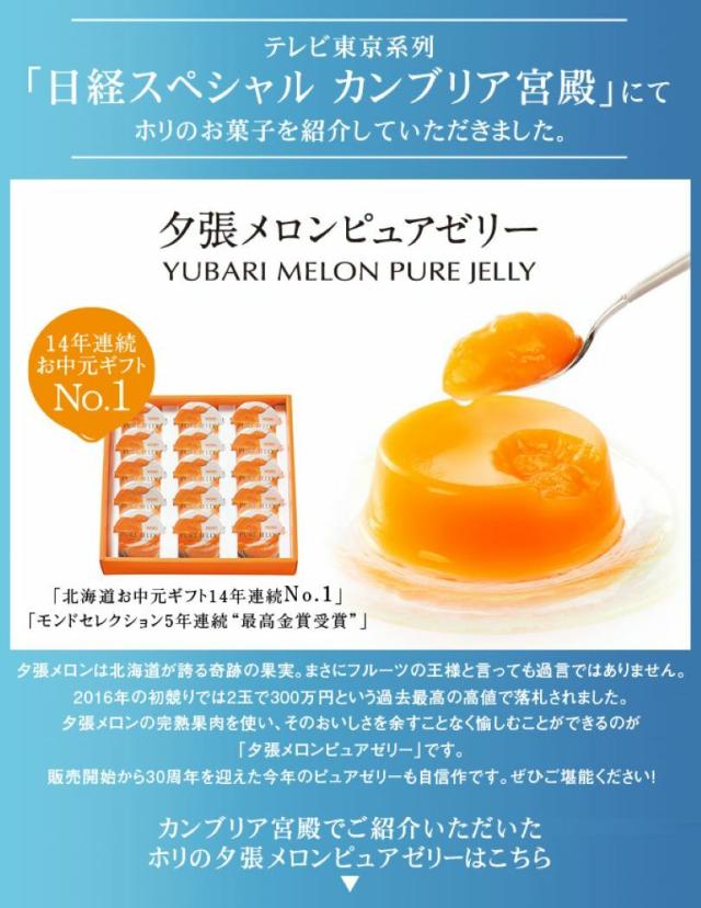 HORI(ホリ) 夕張メロンピュアゼリー 9個入り 5個セット 送料無料 北海道 お土産 お中元 ゼリー メロン ギフト お歳暮 贈り物 プレセント 帰省 お盆 バレンタイン_4