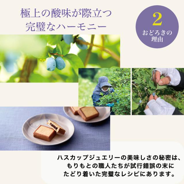 ハスカップジュエリーMIX 6個入 10箱セット もりもと 北海道 お菓子 スイーツ 人気 ミックスジャム バタークリーム チョコレート クッキー バレンタイン_11
