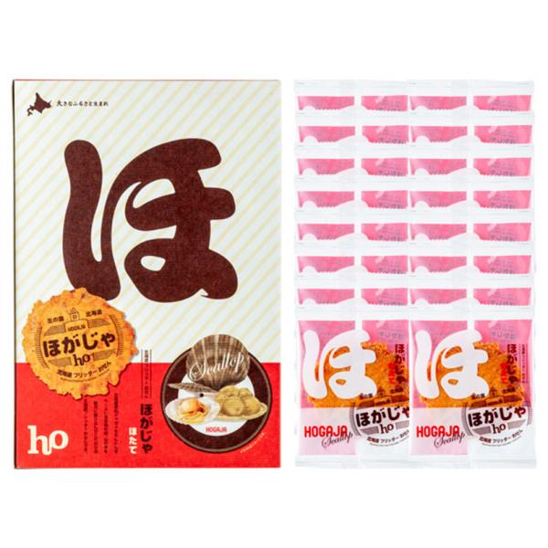 北海道フリッターおせん ほがじゃ 2枚×16袋入 5箱セット 送料無料 北海道 じゃがいも ほたて お菓子 おつまみ ご当地 お土産 ギフト プレゼント 贈り物