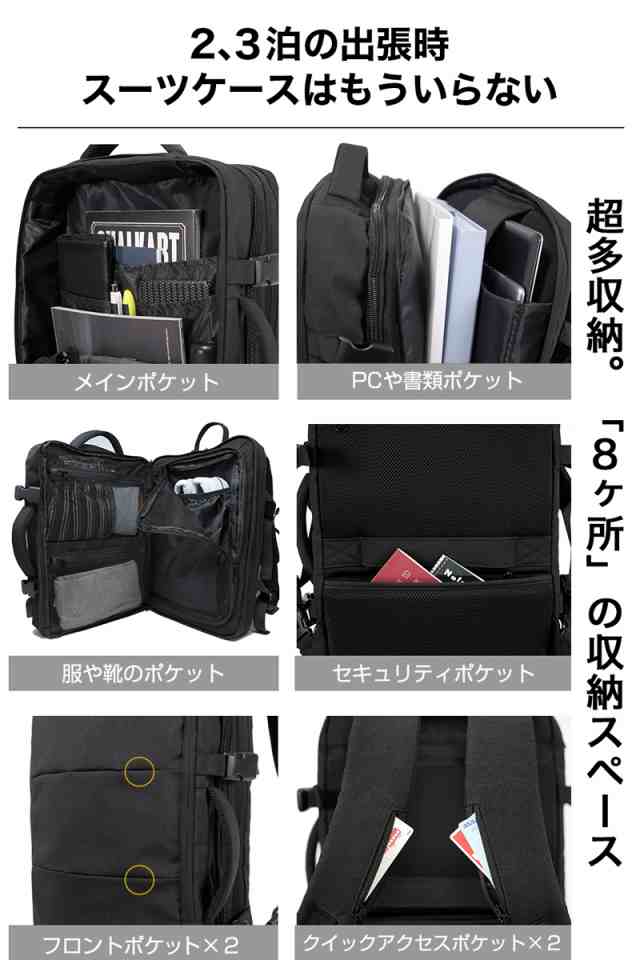 16個の機能搭載！】 Evoon マルチビジネスリュック2.0 ビジネス