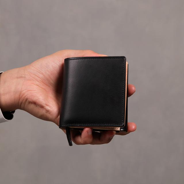 公式 Evoon 二つ折り財布 Vellda Mini メンズ 男性 財布 サイフ ウォレット レザー 本革 ブルガロ ヌメ革 小さめ スマート YKK 人気 おしゃれ 送料無料_11