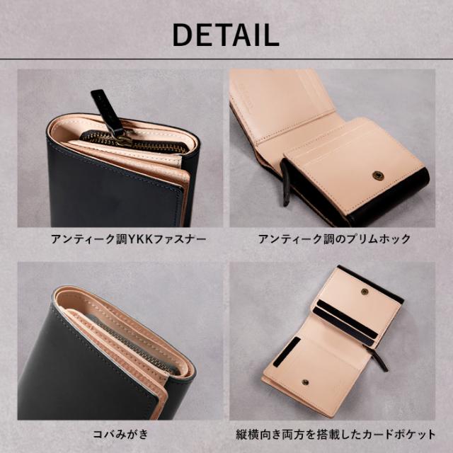 公式 Evoon 二つ折り財布 Vellda Mini メンズ 男性 財布 サイフ ウォレット レザー 本革 ブルガロ ヌメ革 小さめ スマート YKK 人気 おしゃれ 送料無料_6